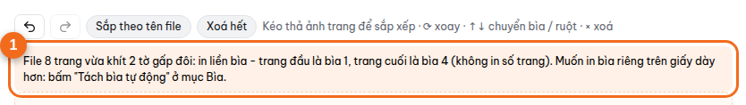 Bìa tự tách: trang đầu thành Bìa 1, trang cuối thành Bìa 4